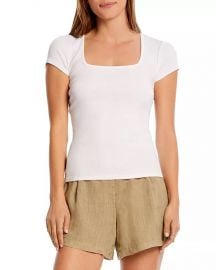 Michael Stars Presley Square Neck Tee  Women - Bloomingdale s at Bloomingdales